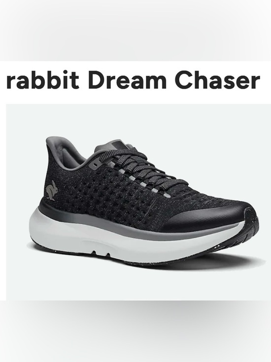 Other - NIB RABBIT DREAM CHASER BLACK RUNNING SHOES MENS SIZES 9.5 or 11 MEDIUM